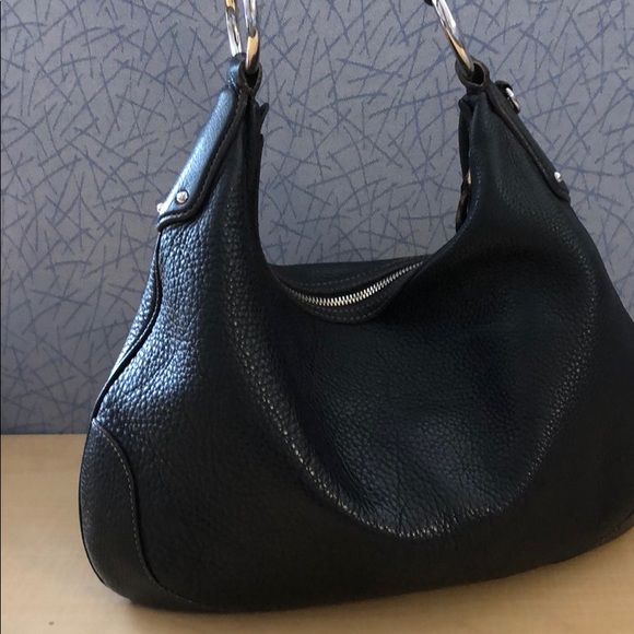 Prada Vitello Daino Black Leather Hobo Bag - Picture 5 of 7